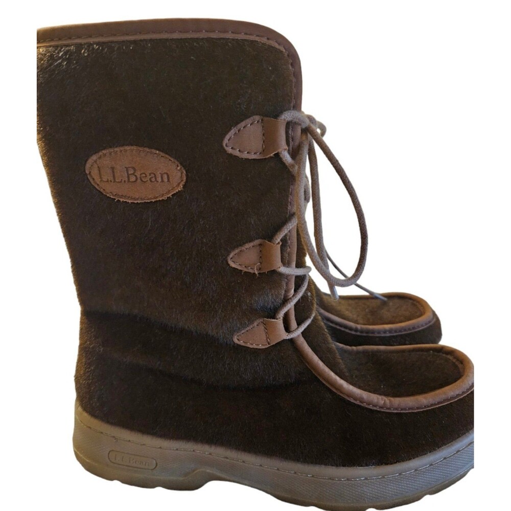 L L Bean Women's Faux Fur Mukluk Shearling Boots